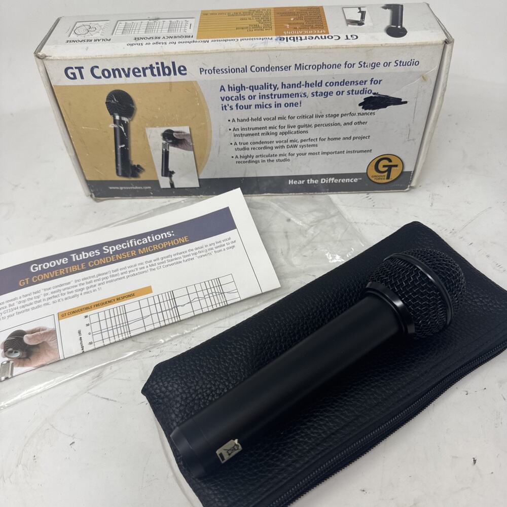Groove Tubes GT Convertible Small Diaphragm Condenser Microphone